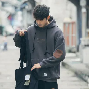 Men's loose top premium hoodie