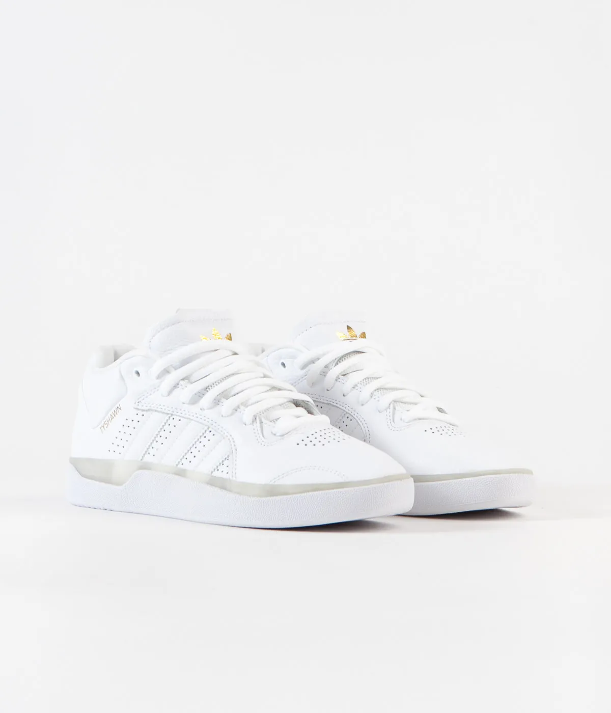 Adidas Tyshawn Shoes - White / White / White