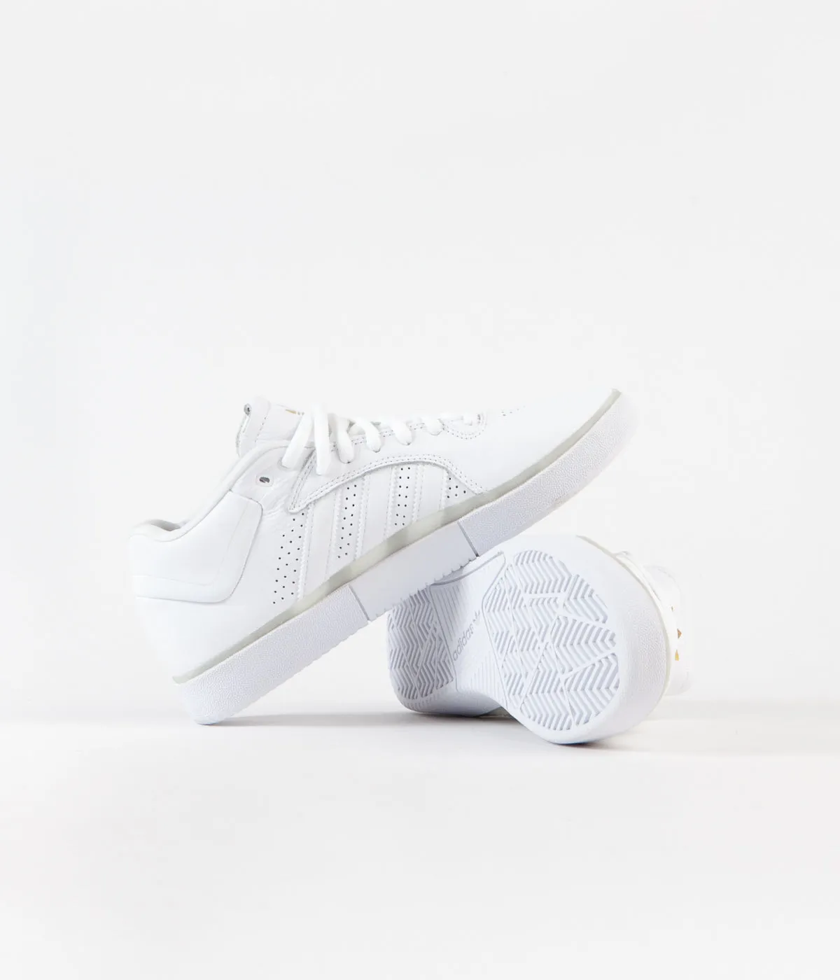 Adidas Tyshawn Shoes - White / White / White