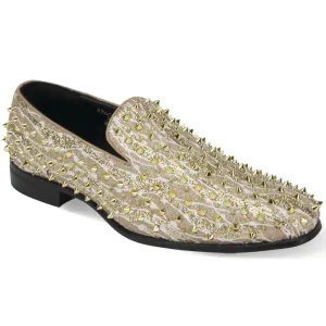 After Midnight King Spiky Slip-On Loafers