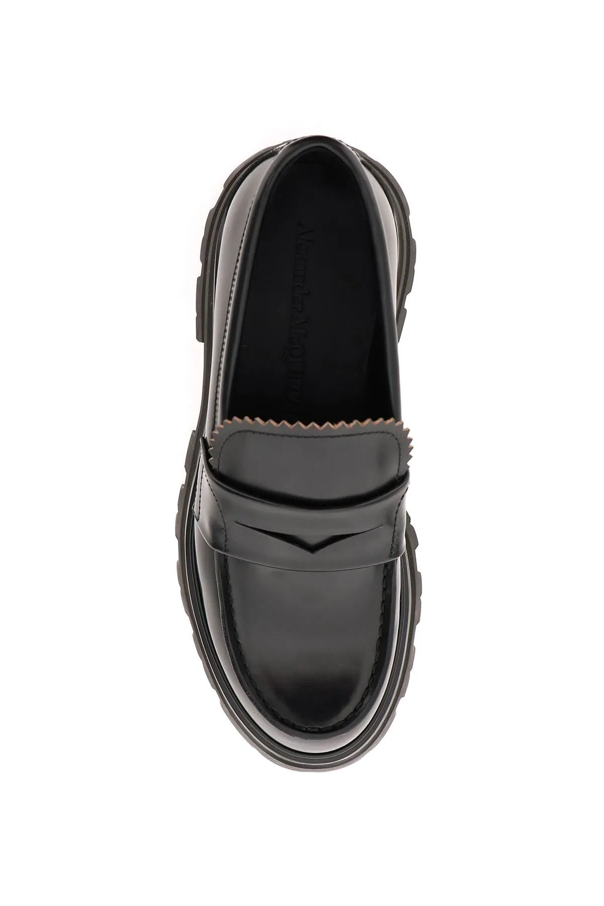 Alexander mcqueen wander leather moccasin