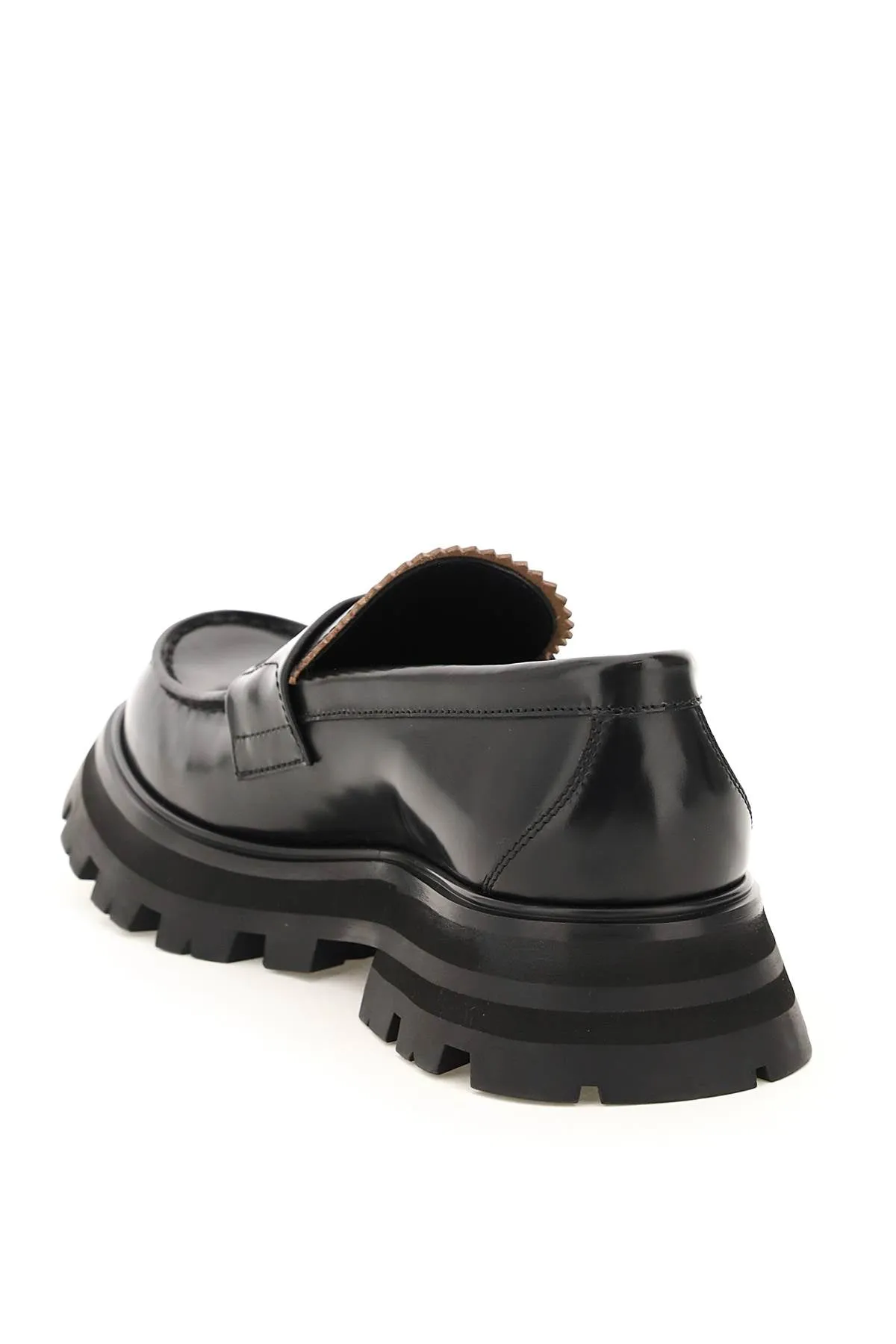 Alexander mcqueen wander leather moccasin