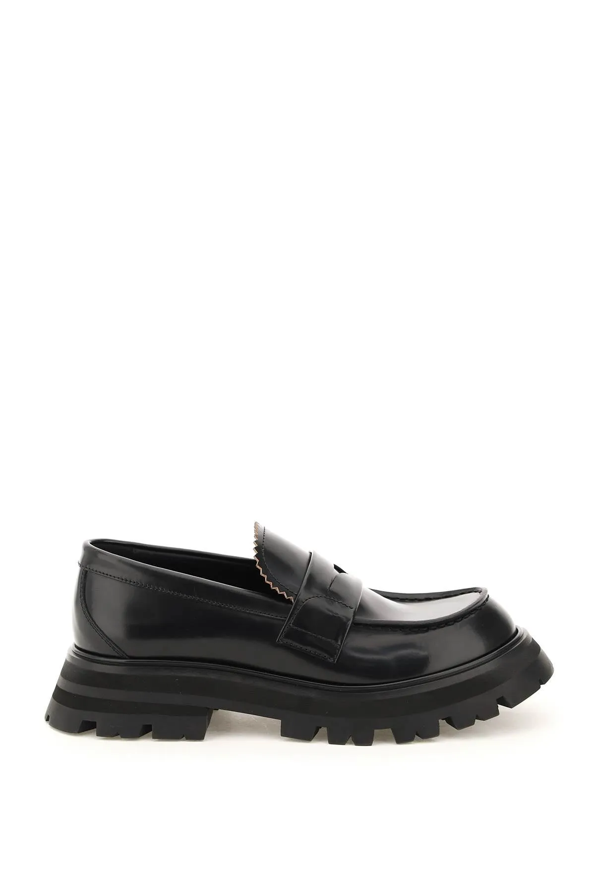 Alexander mcqueen wander leather moccasin