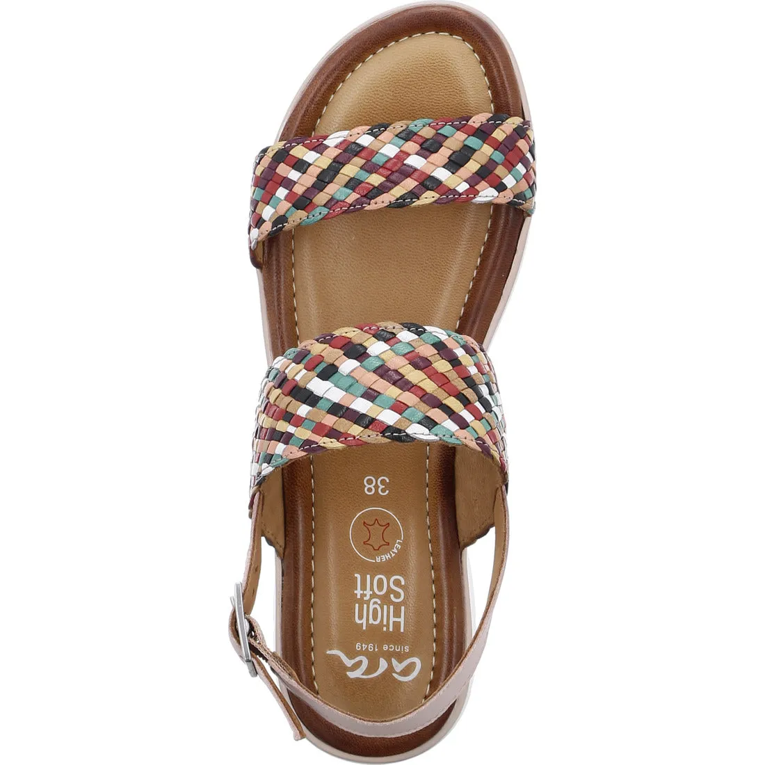 Ara Kreta Woven Effect ladies Sandal