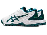 Asics Gel Peake 2 Cricket Rubber Shoe White/velvet Pine