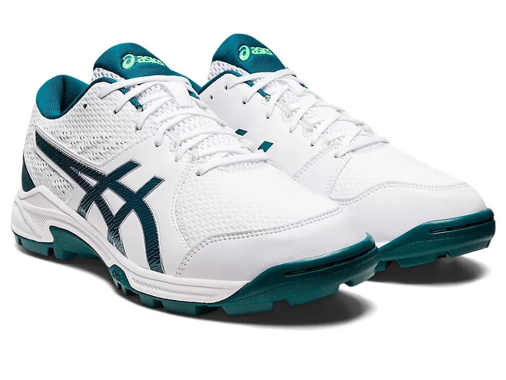 Asics Gel Peake 2 Cricket Rubber Shoe White/velvet Pine