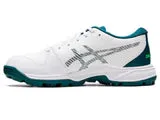 Asics Gel Peake 2 Cricket Rubber Shoe White/velvet Pine