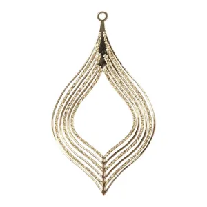 Brass Pendants - Fancy Drop - Pkg/4