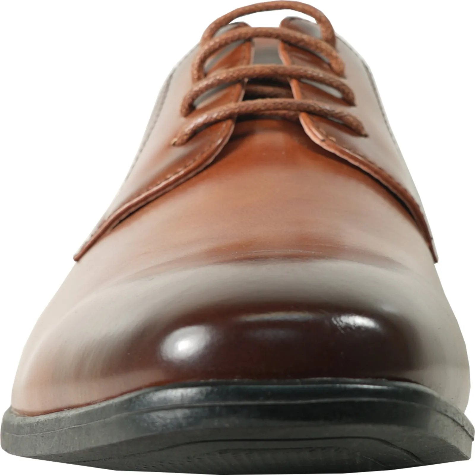 BRAVO Men Dress Shoe KING-7 Oxford Shoe Cognac - Medium and Wide Width Available