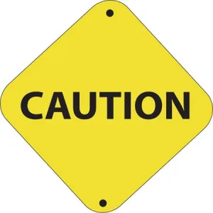 Caution- 12"w x 12"h Aluminum Trail Marker