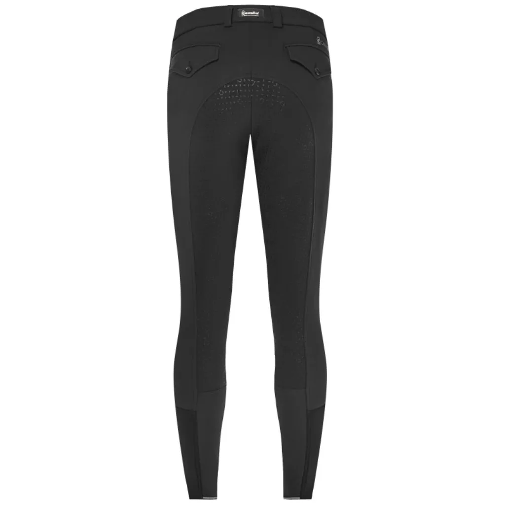 Cavallo Colino G Mobile Mens Breeches with Phone Pocket BLACK