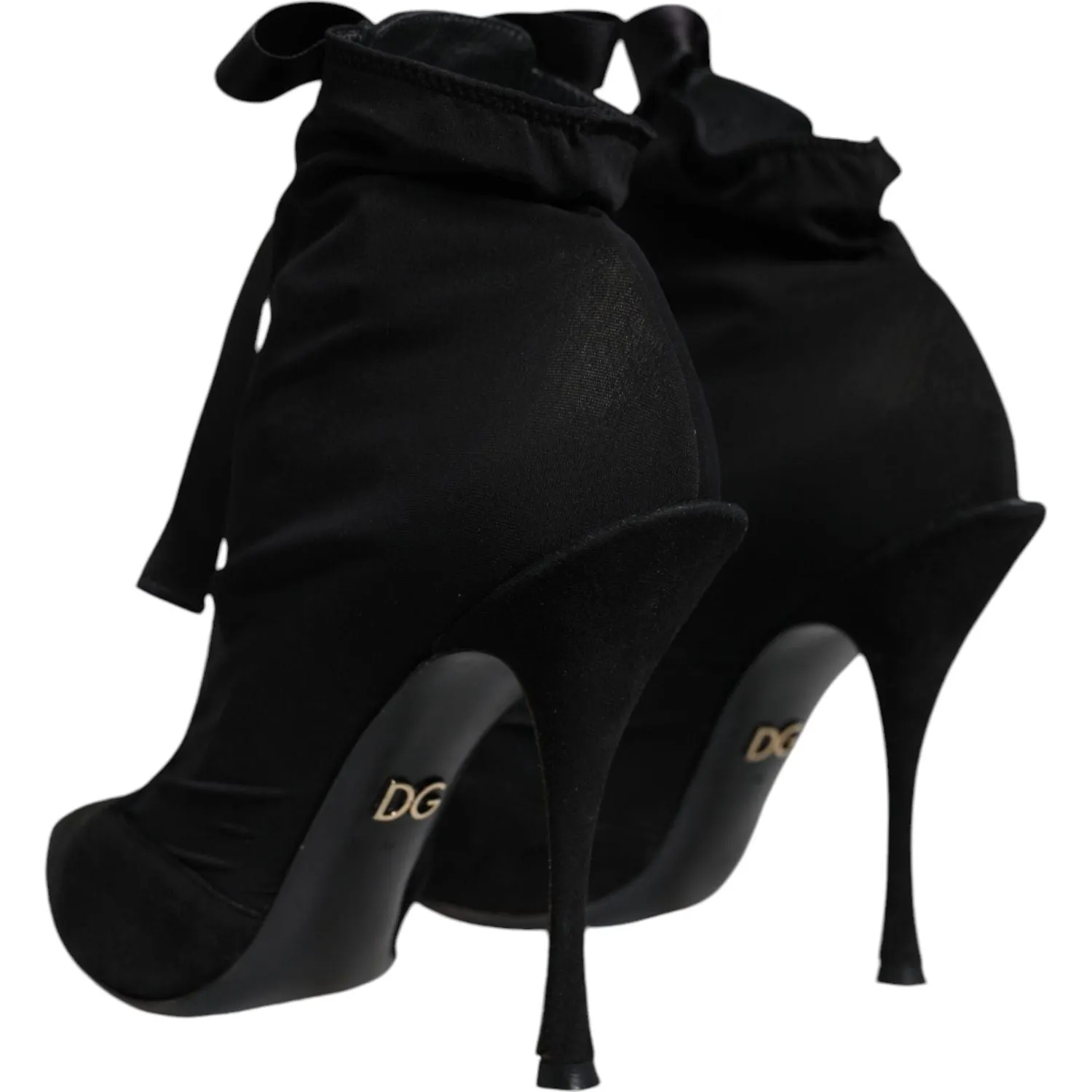 Dolce & Gabbana Black Lace Up Trekking Ankle Boots Shoes