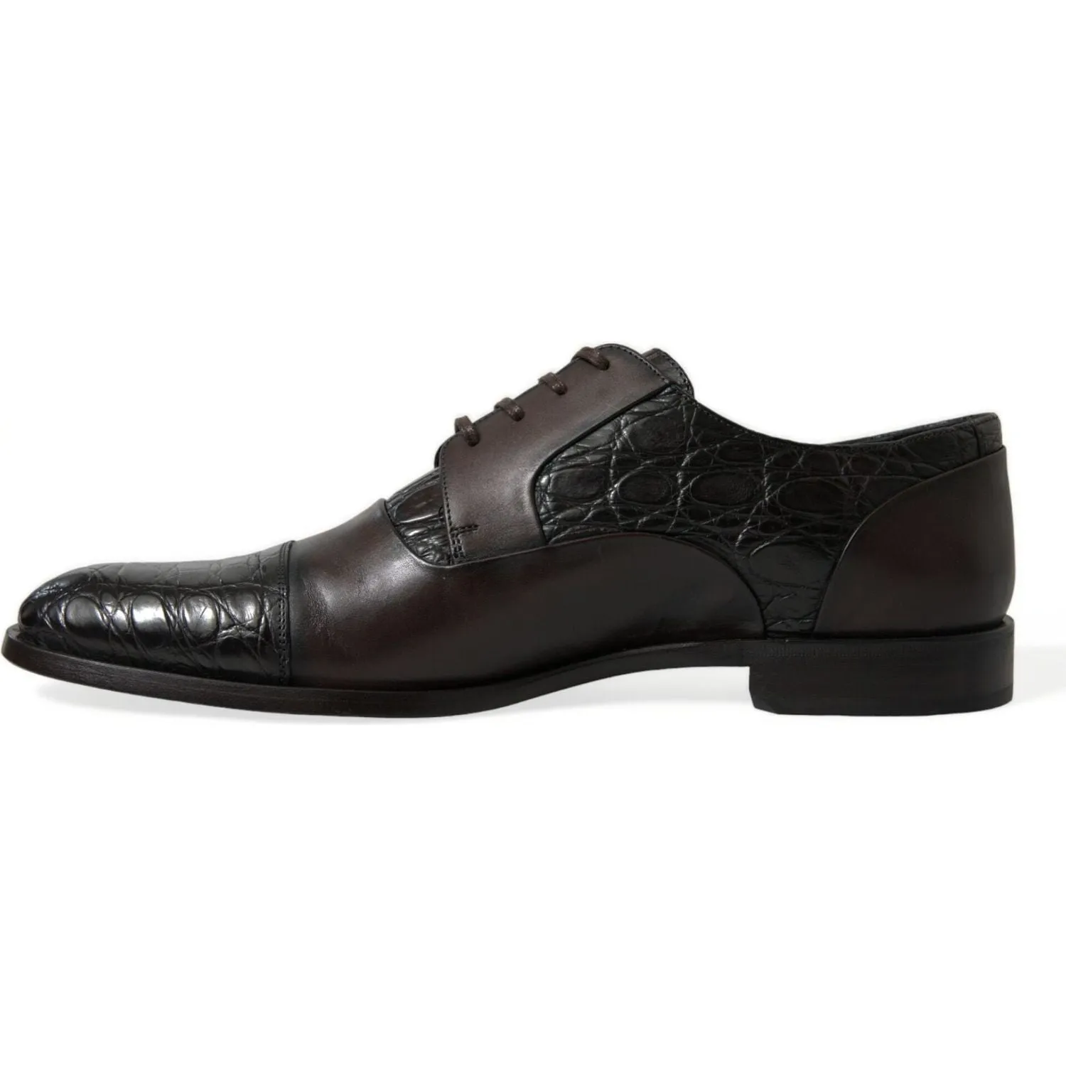 Dolce & Gabbana Elegant Brown Formal Derby Dress Shoes