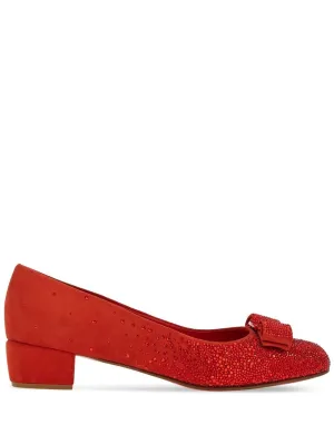 Ferragamo With Heel Red