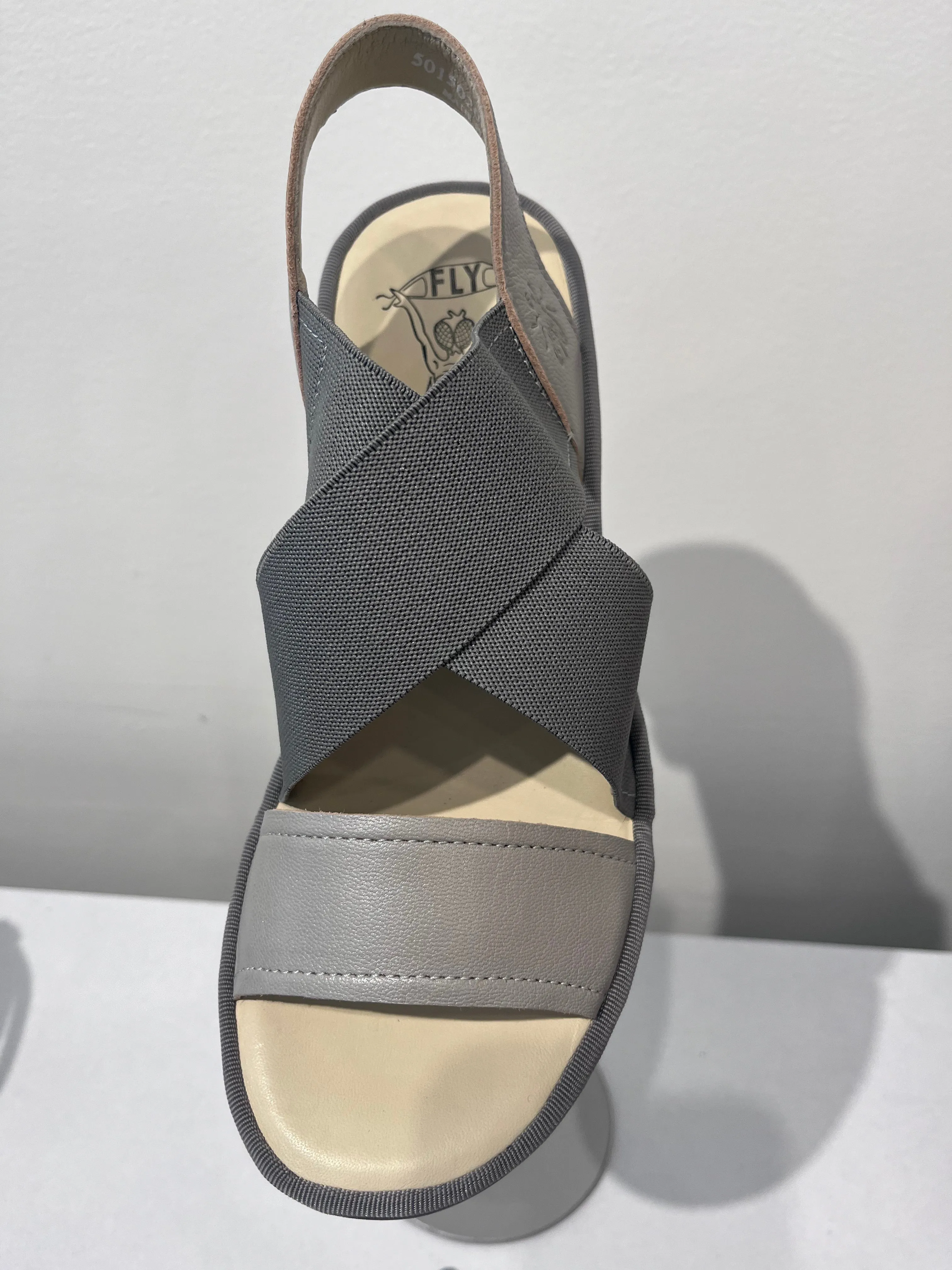 Fly London Taji Sandals | Black   Silver