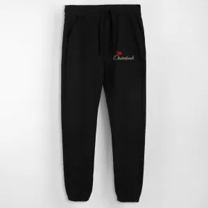 Getting My Flowers Embroidered Joggers