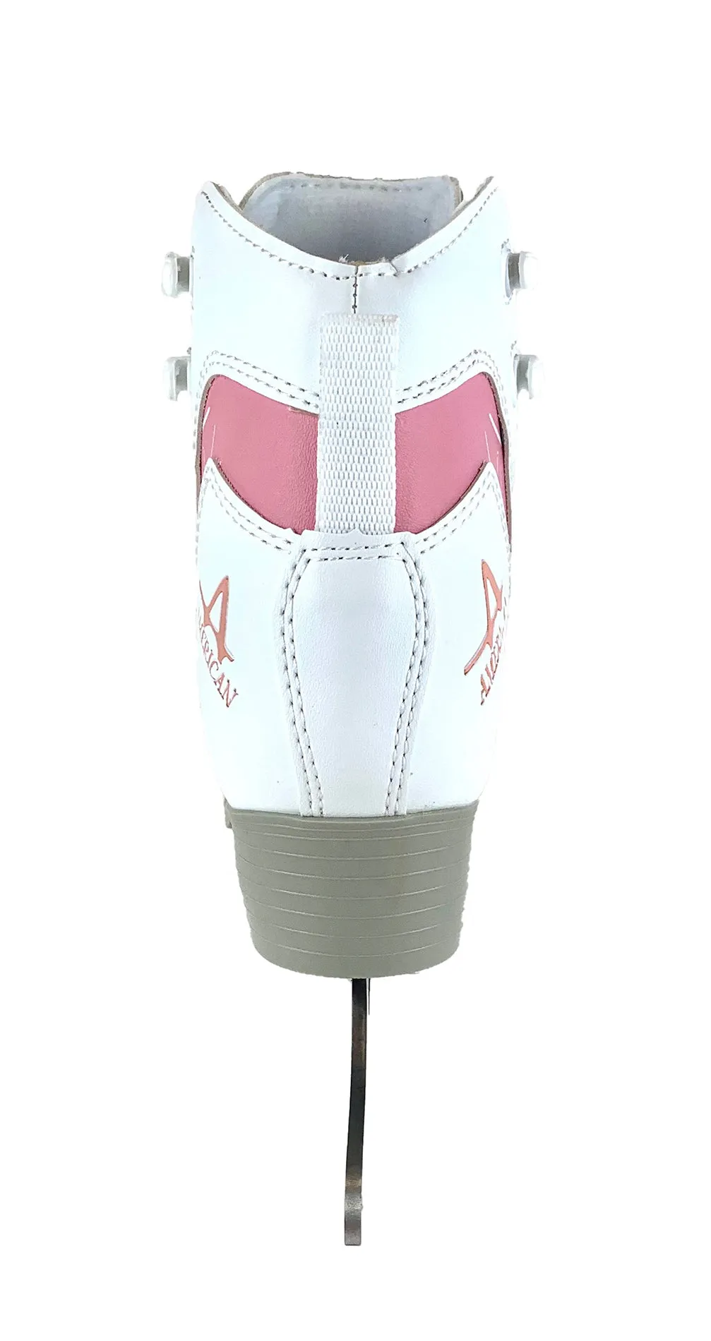 Girl's Softboot Ice Skate with Pink Trim