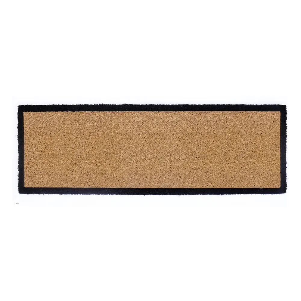 Hamptons Coir Doormat with Vinyl Backing Large