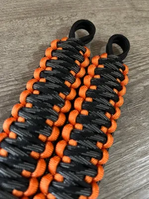 Krawlergrips Orange Touch of Grey Paracord Grab Handle