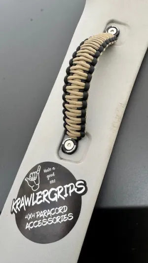 Krawlergrips Tan Paracord Grab Handle