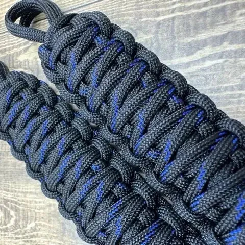 Krawlergrips Thin Blue Line Paracord Grab Handle