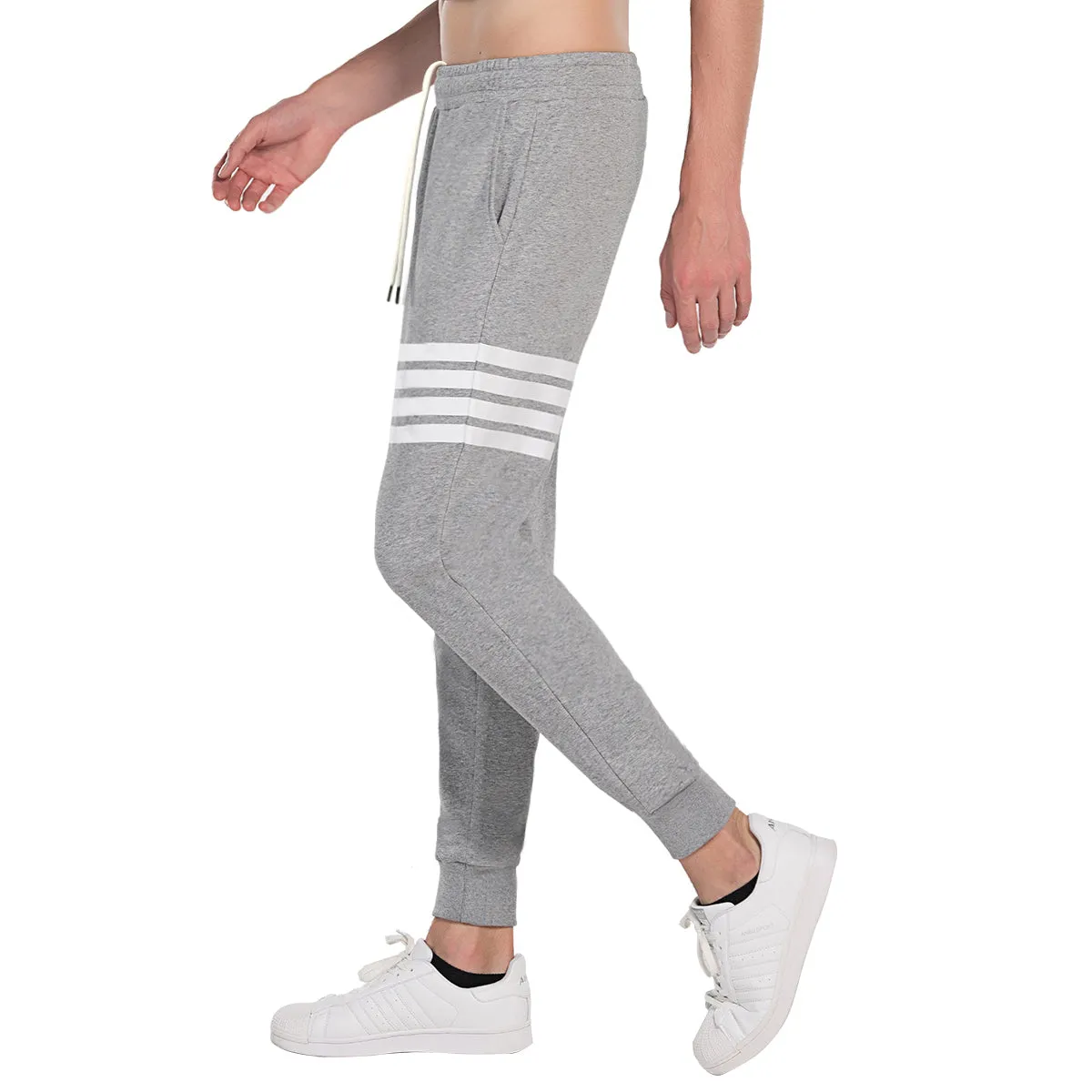 Men's Joggers Tracksuit Bottoms Gym Grey or Blue size S M L XL