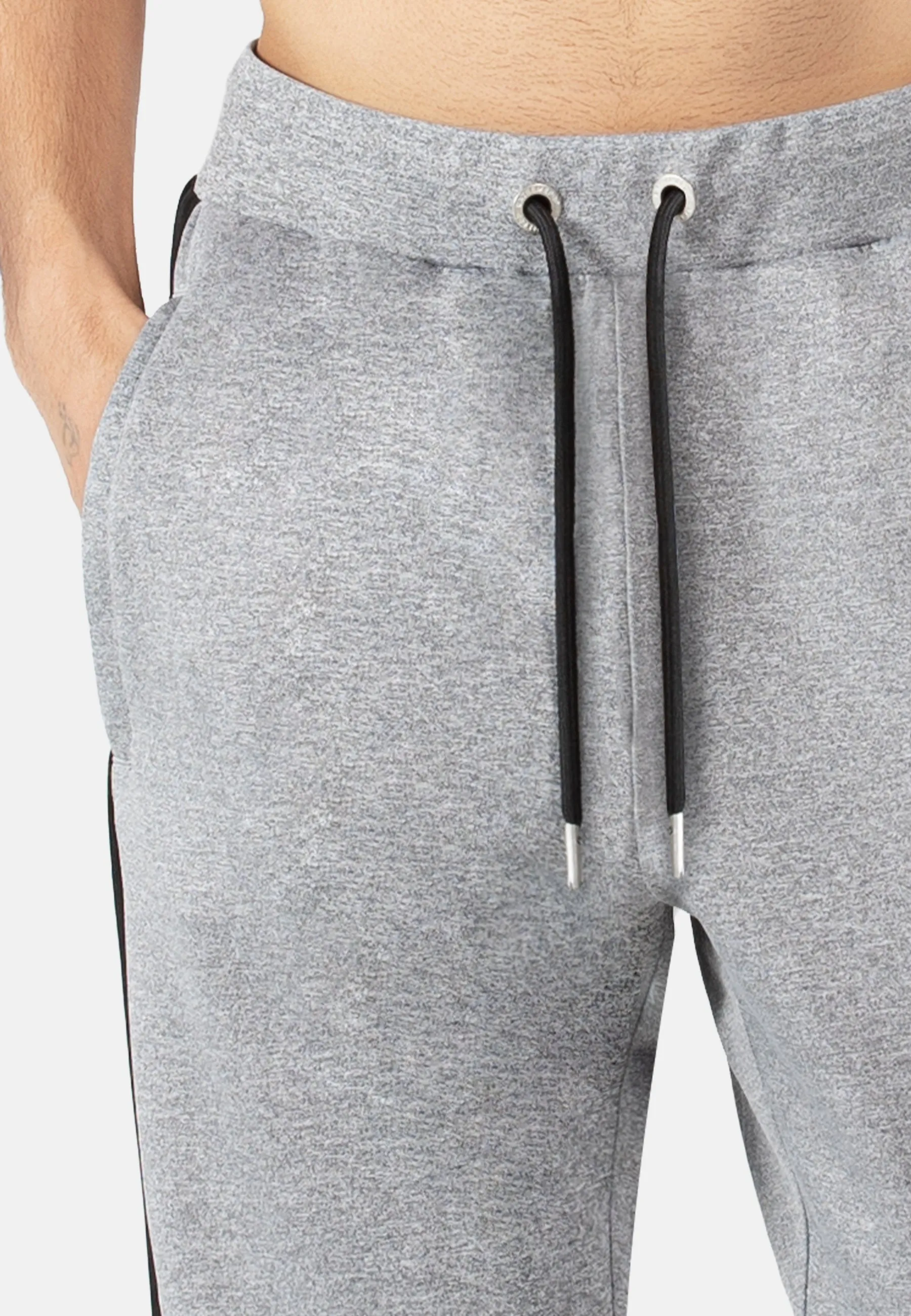 Mens sweatpants bottoms with Reflective printed blocks