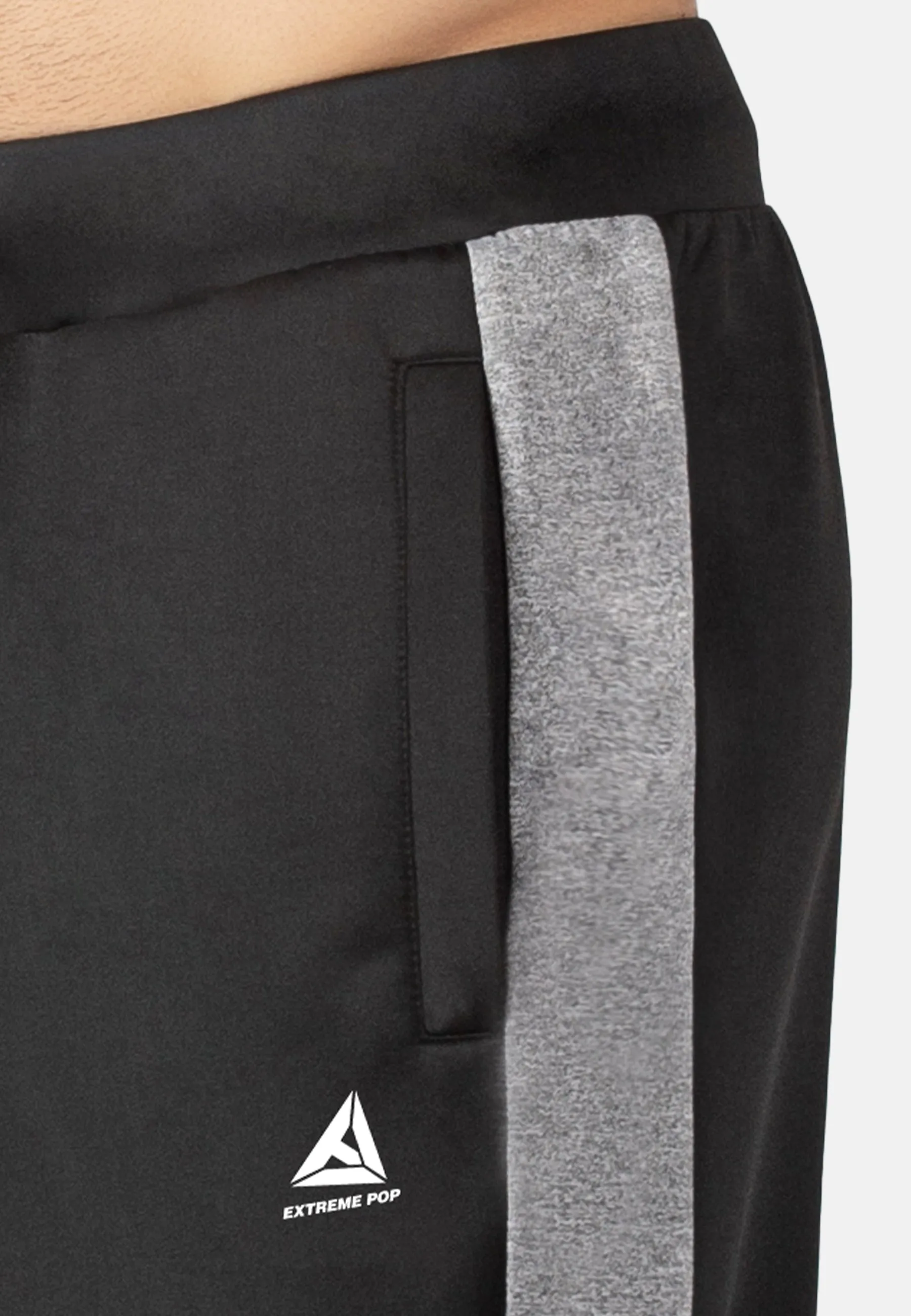 Mens sweatpants bottoms with Reflective printed blocks