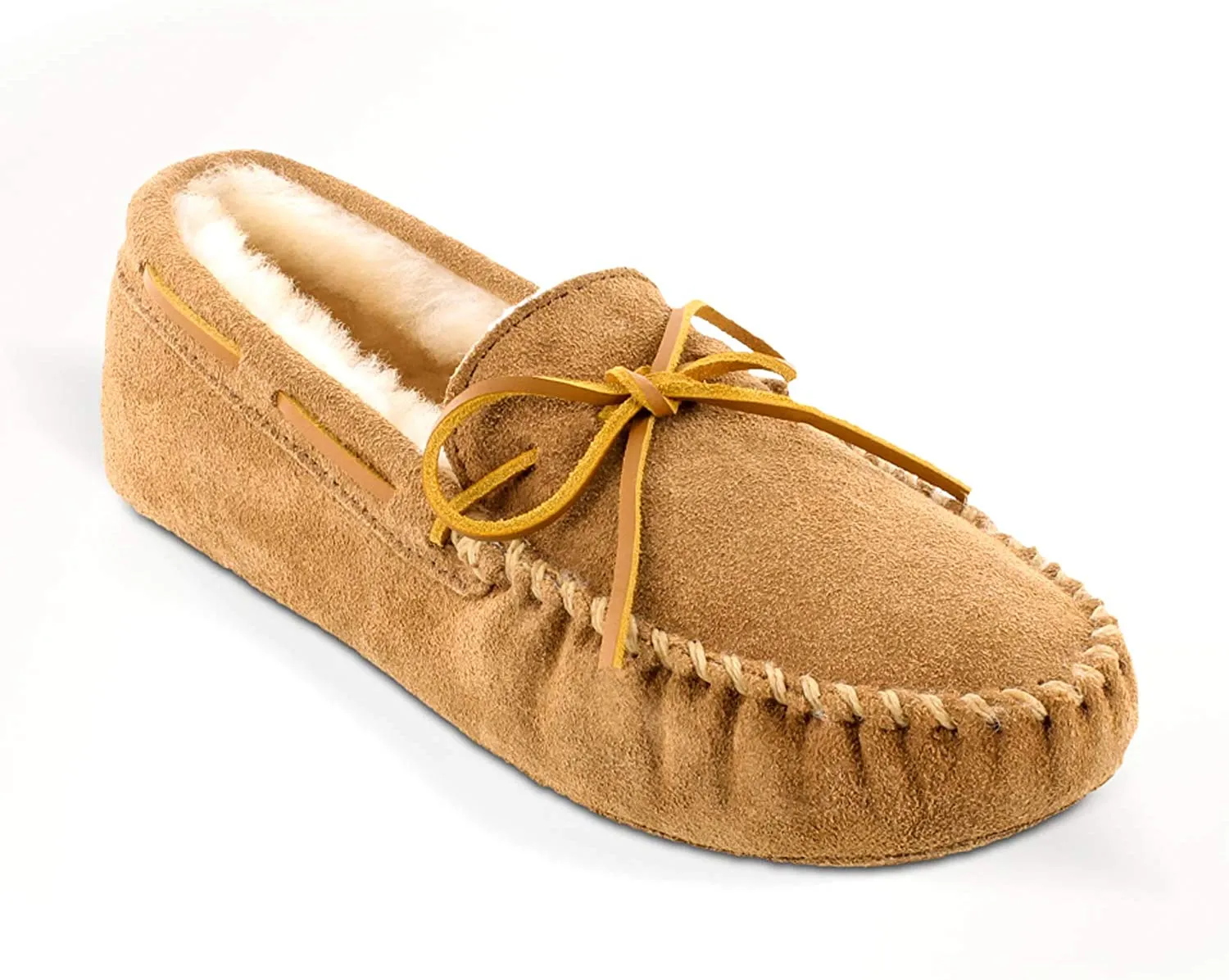 Minnetonka Men's Sheepskin Softsole Moc