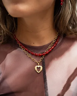 Necklace Sisi Heart Gold