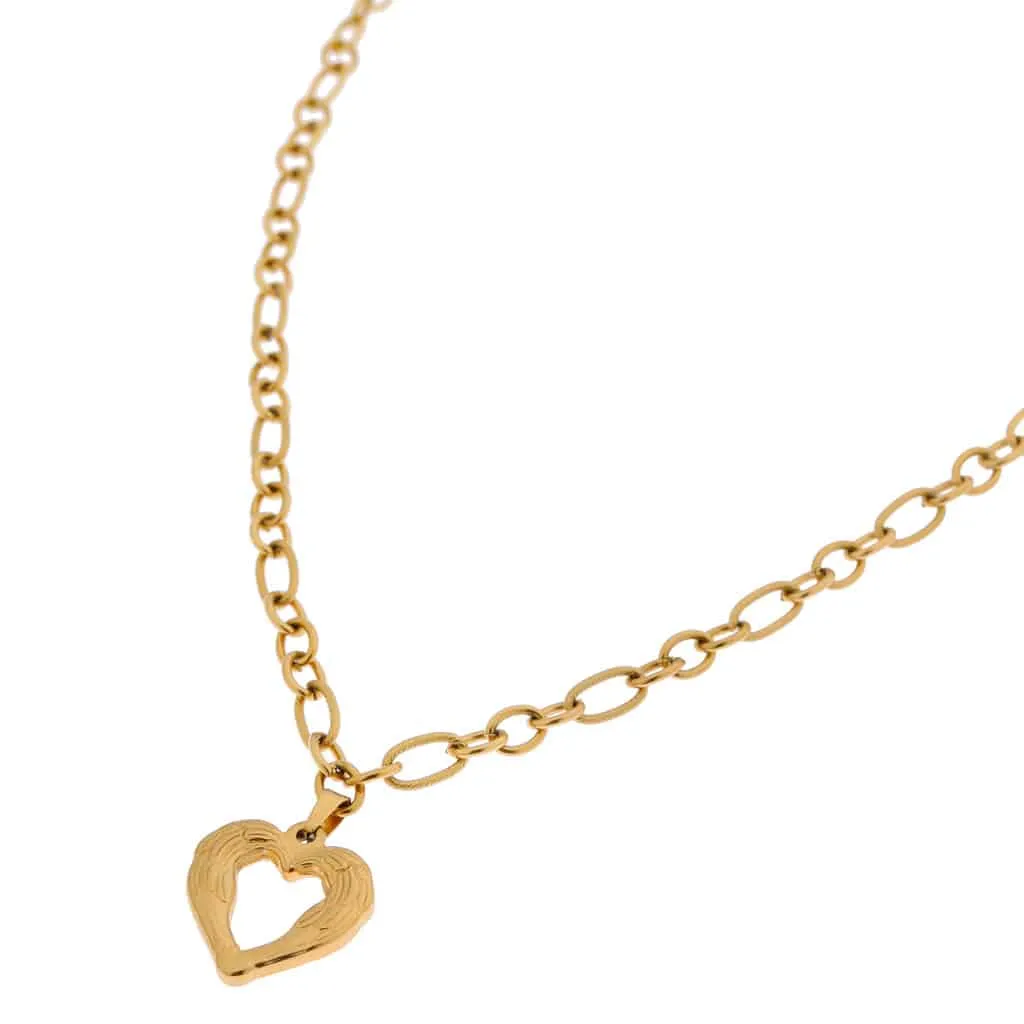 Necklace Sisi Heart Gold