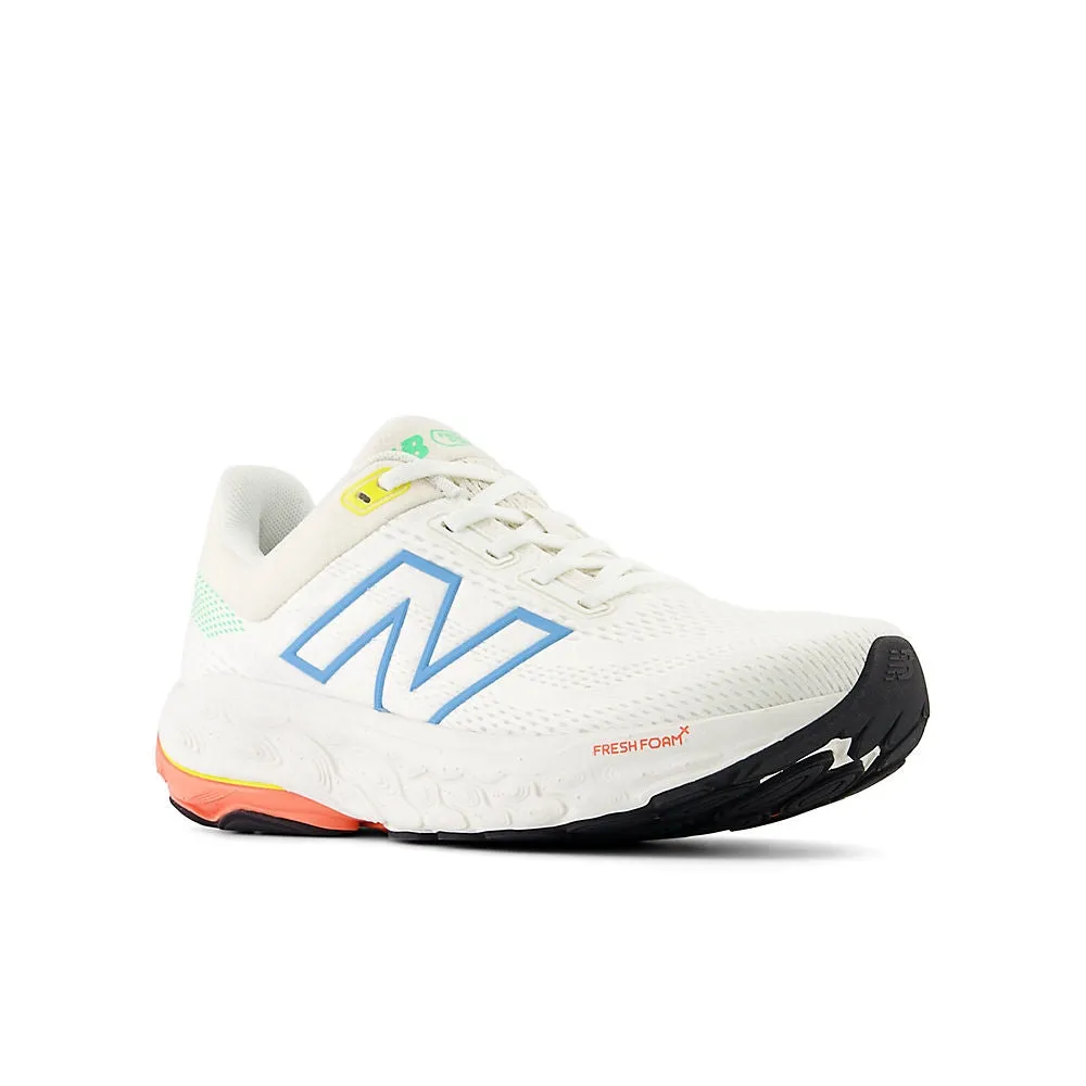 New Balance Fresh Foam X 860 v14 (Womens) - Sea salt with gulf red and coastal blue