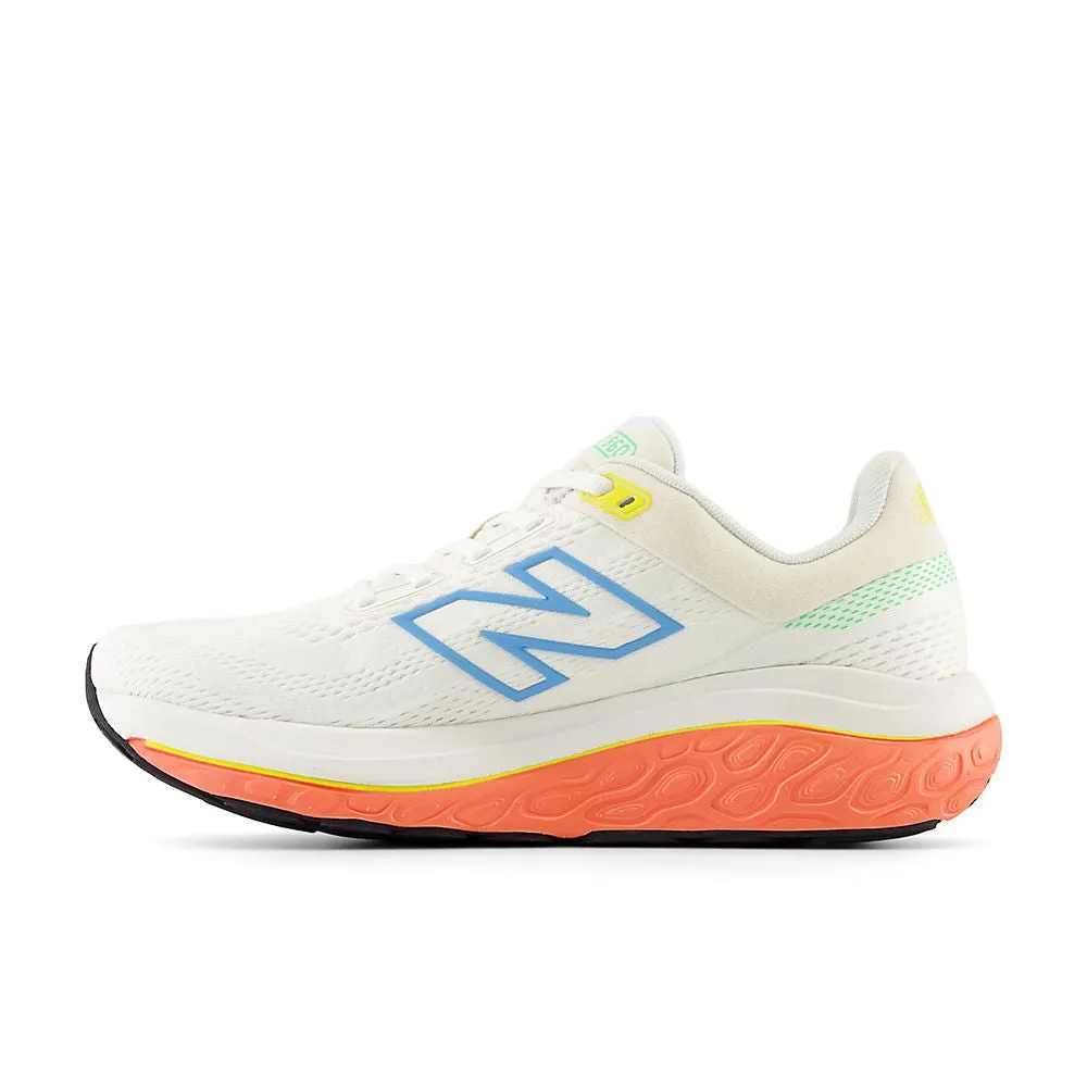 New Balance Fresh Foam X 860 v14 (Womens) - Sea salt with gulf red and coastal blue