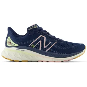 New Balance Women's 860v13 Wide Fit Running Shoes NB Navy / Orb Pink / Vintage Indigo