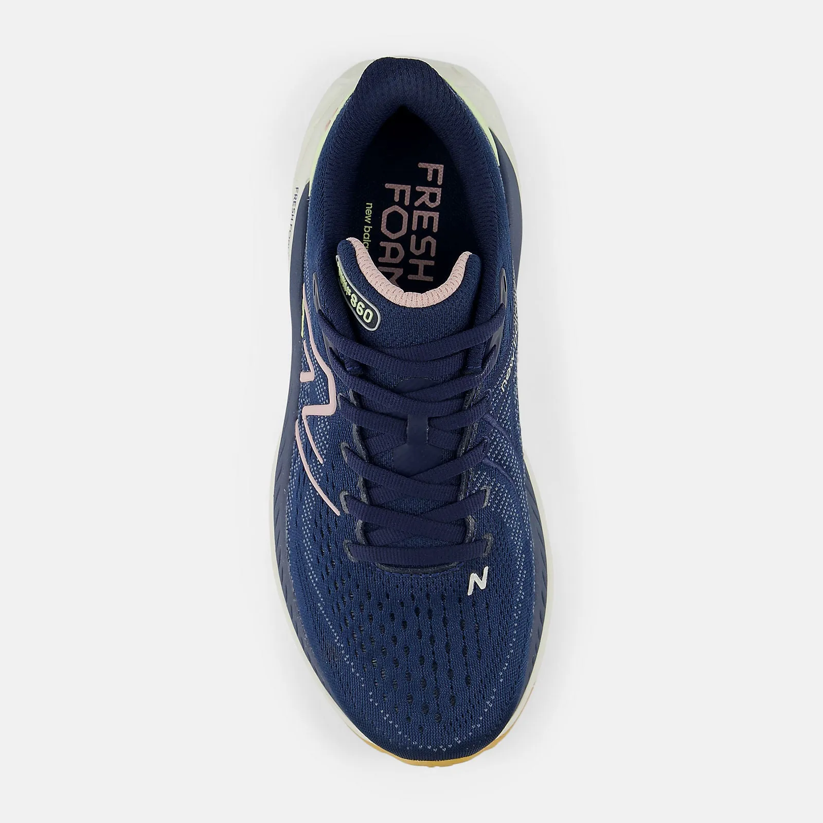 New Balance Women's 860v13 Wide Fit Running Shoes NB Navy / Orb Pink / Vintage Indigo