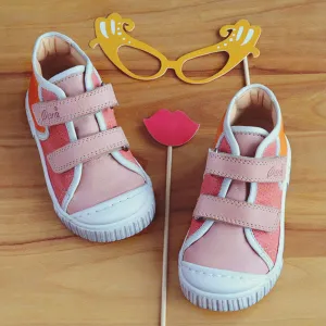 Ocra Girls Orange & Pink Hightop