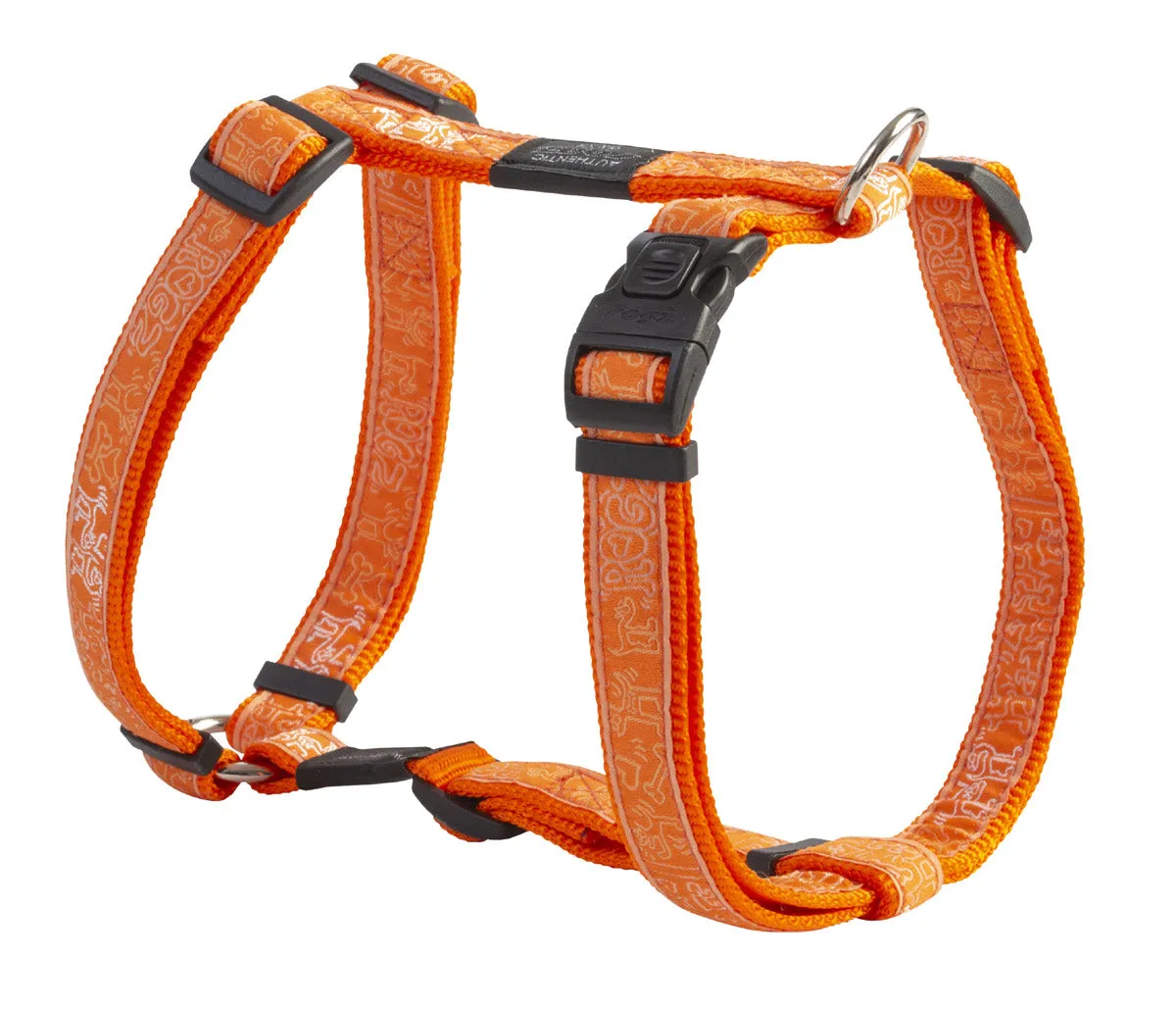 Rogz Fancy Dress Harness - Orange Doodle