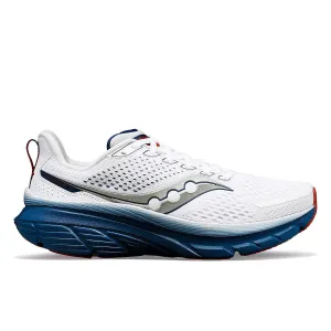 Saucony Men's Guide 17 Running Shoe white navy