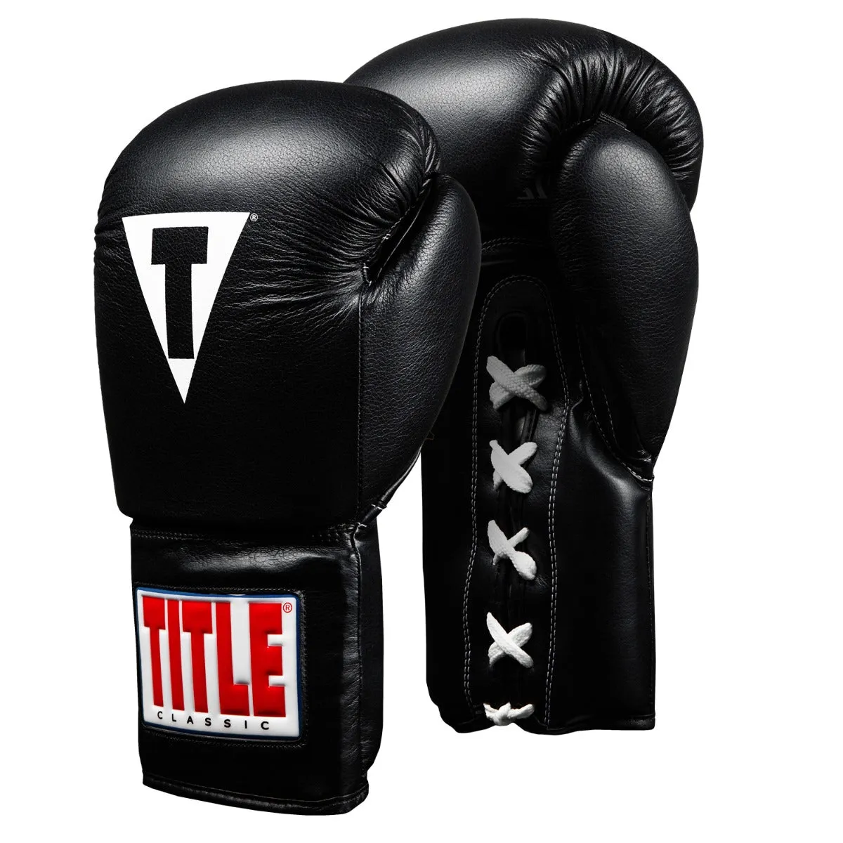 TITLE Classic Leather Lace Training Gloves 2.0