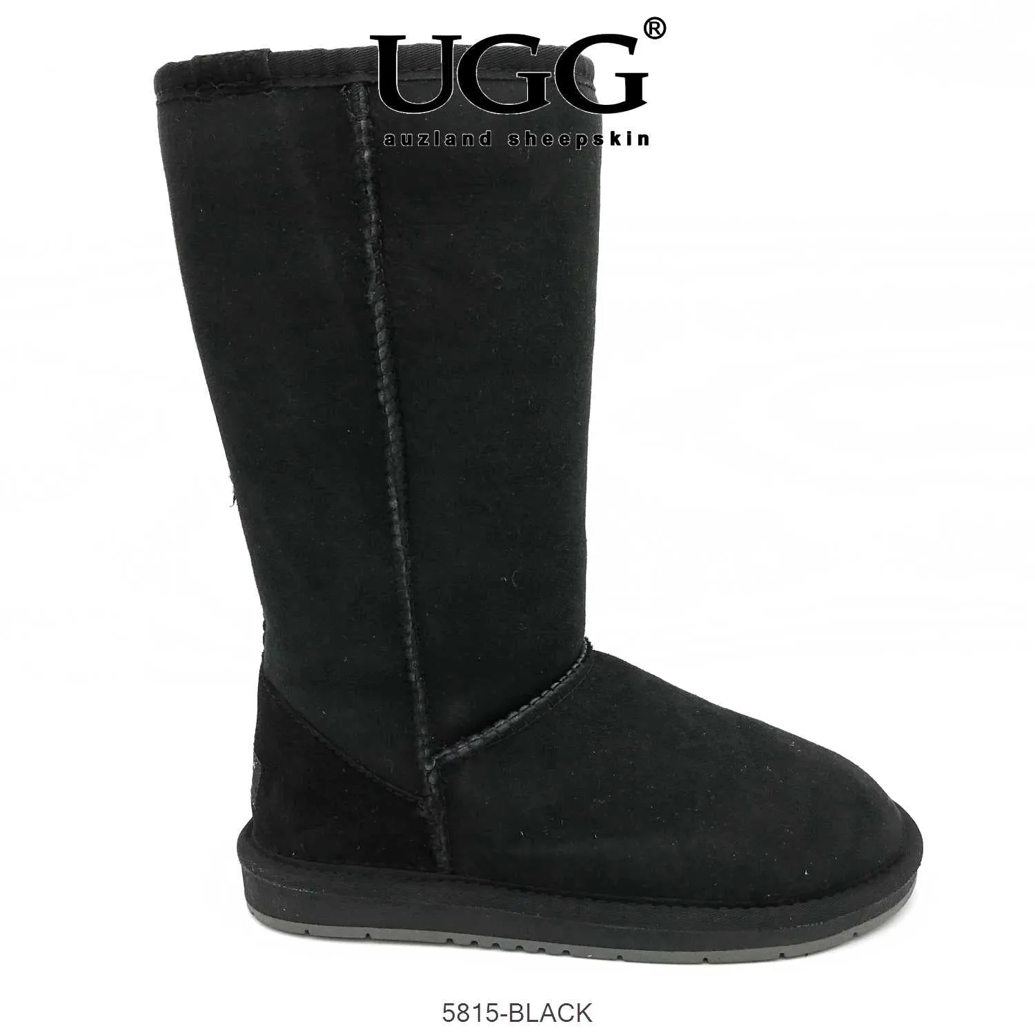 Unisex Premium Tall Classic UGG Boots Water Resistant - Black