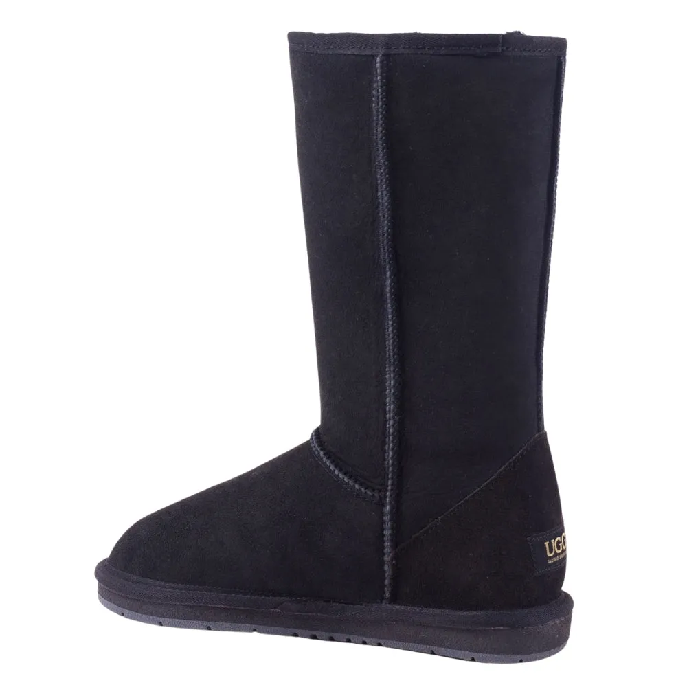 Unisex Premium Tall Classic UGG Boots Water Resistant - Black