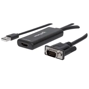 VGA and USB to HDMI Converter