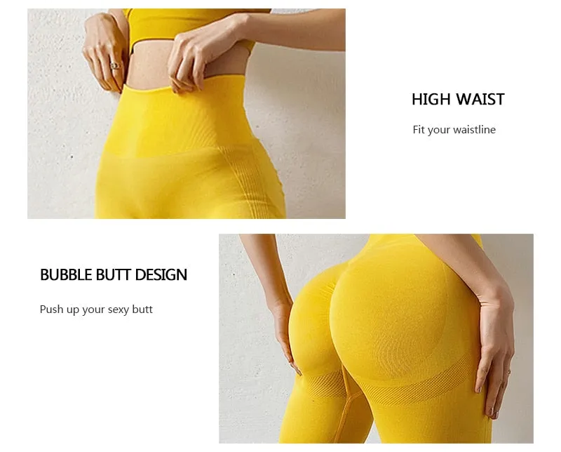 Women Seamless Sporty Shorts High Waist Booty Shorts Push Up Casual Women Fitness Workout Slim Shorts Femme