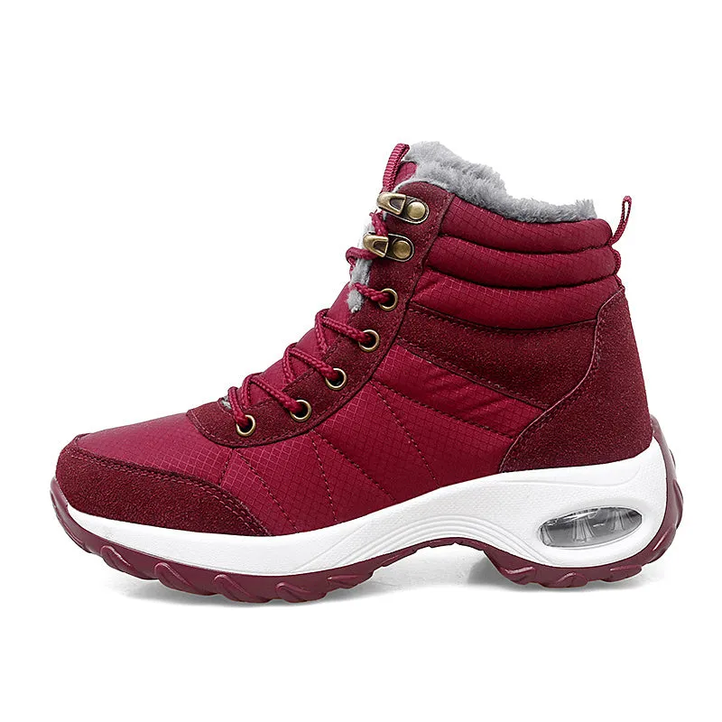 Women's Air Cushion Winter Fur Boots